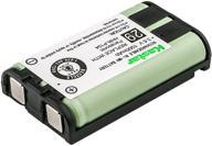 📞 kastar cordless phone battery: ultra hi-capacity replacement for panasonic hhr-p104 hhr-p104a, 1000mah ni-mh 3.6v - long-lasting and rechargeable logo