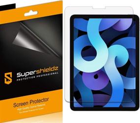 img 2 attached to 📱 (3 Pack) Supershieldz iPad Air 4 10.9 inch (4th Gen) & iPad Pro 11 inch (2021/2020/2018) Screen Protector - 0.23mm High Definition Clear Shield (PET)
