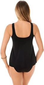 img 2 attached to 👙 Miraclesuit Illusionist Underwire Tankini: Flattering Women's Swimwear for Swimsuits & Cover Ups