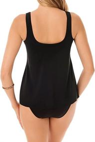 img 1 attached to 👙 Miraclesuit Illusionist Underwire Tankini: Flattering Women's Swimwear for Swimsuits & Cover Ups