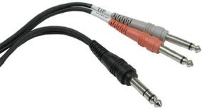 img 3 attached to 🔌 Hosa STP-201 1/4-inch TRS to Dual 1/4-inch TS Insert Cable, 1 Meter