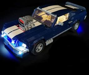img 3 attached to 🌟 Brickled Light Mustang Model: A Stunning Illuminated Masterpiece