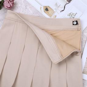 img 1 attached to 👗 YiZYiF Elastic Uniform Pleated Schoolwear: Girls' Clothing for Stylish Skirts & Skorts