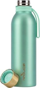 img 2 attached to Hydro Pure 28 oz Reduce Water Bottle | Purifying Lid, 🚰 Stainless Steel Body | Stay Healthy and Hydrated On-The-Go | 36 Hours Cold