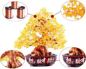 img 3 attached to 🌳 DAMEING Crystal Money Tree Feng Shui Bonsai - Enhancing Fortune, Good Luck and Reiki Healing with Balancing Citrine Gemstone Tree - DIY Home, Office, Party Décor