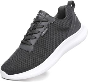 img 4 attached to 👟 Lightweight Men's Shoes and Athletic Sneakers, GESIMEI Breathable Comfortable Footwear