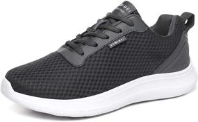 img 3 attached to 👟 Lightweight Men's Shoes and Athletic Sneakers, GESIMEI Breathable Comfortable Footwear