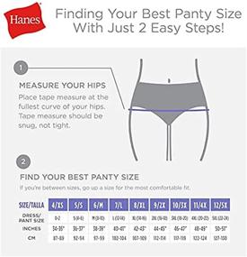 img 1 attached to Hanes Womens Cotton Briefs Assorted Women's Clothing and Lingerie, Sleep & Lounge