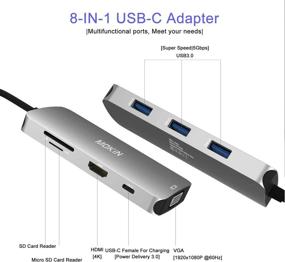 img 3 attached to Adapter MacBook Reader Power Pass Through