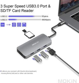 img 1 attached to Adapter MacBook Reader Power Pass Through