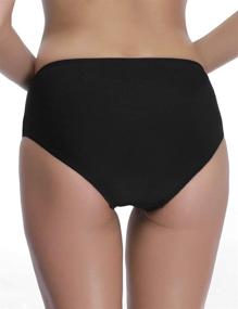 img 3 attached to 👙 AXESEA Women's Clothing and Swimsuits & Cover Ups - Stretch Mid Waist Tankini Bottoms