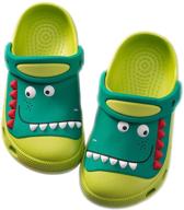 mofeedouka lightweight dinosaur slippers for boys - outdoor shoes in clogs & mules logo