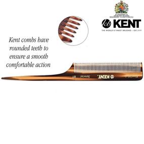img 3 attached to Kent 8T Rattail Combs: Perfect Hair 🔶 Care and Styling Kit for Men and Women