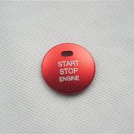 🚗 ziwen colorful aluminum engine start stop button trim for toyota camry/avalon/corolla/rav4/highlander (red) – 2018-2021 logo