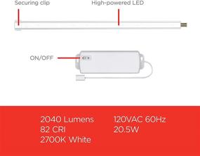 img 1 attached to 🔌 UltraPro 10in. Linkable LED Bright Strips, 6 Pack, 1650 Lumens, 2700K Warm White Light, Low Voltage, Under Cabinet Lighting, Strip Light, Flat Plug, 44415" - optimized product name: "UltraPro 10in. Linkable LED Bright Strips, 6 Pack, 1650 Lumens, 2700K Warm White Light, Low Voltage, Under Cabinet Lighting, Strip Light with Flat Plug