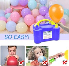 img 3 attached to Насос для надувания шаров BOMPOW Electric Balloon Inflator