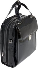 img 1 attached to 👜 Stylish McKlein USA Novembre 15.6" Vertical Wheeled Laptop Briefcase for Women in Genuine Leather