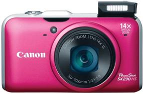 img 1 attached to 📷 Цифровая камера Canon PowerShot SX230HS 12,1 МП: система HS и процессор DIGIC 4 | Красный