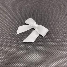 img 1 attached to 🎀 Briefix 50 Pcs Mini Satin Ribbon Bows - Removable Sticky Gel Pads - DIY Crafts & Gifts Decoration