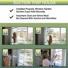 img 2 attached to 🌱 Enhanced Window Garden Replacement: Powerful Large Suction