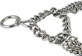 img 2 attached to Triple Chain Martingale Collar Chrome