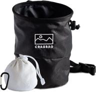 cragbag rock climbing chalk carabiner logo