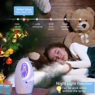 rimulaplus bedroom kids cool mist humidifier - 320ml small personal humidifier with two spray modes, night light function (white) logo