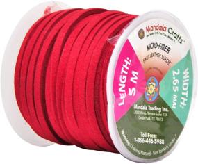 img 2 attached to 📿 Mandala Crafts 25 Assorted Color Faux Suede Cord: Perfect for Jewelry Making and Leather Lacing