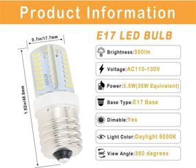 img 3 attached to 🔆 Lamsky, регулируемая яркость LED-лампа: эквивалент света микроволновой печи