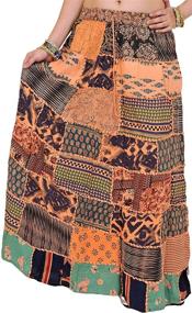 img 3 attached to 🌺 Exotic India Printed Skirt for Gujarat Women's Clothing in Skirts