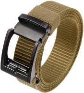 sportmusie - men's adjustable ratchet automatic buckle belt for elevated style and comfort logo