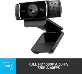 img 1 attached to Experience High-Quality Streaming with Logitech C922 Pro Stream Webcam: 1080P Camera with 720P 60Fps Recording and Tripod Included.
