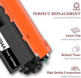 img 1 attached to High Quality Toner Kingdom Compatible HP 94A CF294A Toner Cartridge for M118dw MFP M148dw M148fdw M149fdw Printers - Black, 1 Pack