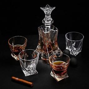 img 1 attached to 🥃 Uniquely Sophisticated Whiskey Decanter Glass: Elevate Your Tasting Experience