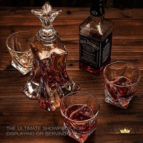 img 2 attached to 🥃 Uniquely Sophisticated Whiskey Decanter Glass: Elevate Your Tasting Experience