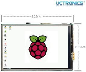 img 1 attached to 🖥️ High-Quality 3.5 Inch Raspberry Pi 4 Touch Screen with HDMI, TFT LCD Mini Display and Stylus Pen for Pi 4 B, 3 B+