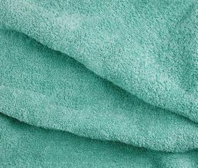 img 3 attached to 🛀 Pack of 6 Small Bath Towels Set - Ultra Soft 100% Cotton, 22"x44" Aqua Green Towels for Bathroom, Gym, Spa, and Hotel