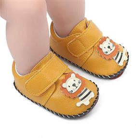 img 3 attached to 👶 BEBARFER Unisex Baby Shoes | Cute Cartoon Crawling Slippers | Soft Moccasins for Infants | Toddler Crib Pre-Walkers | First Walkers Sneakers