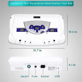 img 2 attached to 🚿 Аппарат для детоксикации Ion Ionic Ion: двойной очистительный фитоспа с Mp3-плеером для эффективной детоксикации