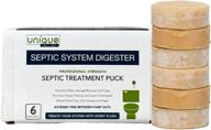 💩 prevent sewage back-ups, clogs, and odors with unique septic system digester pucks - 6-month supply for household use logo