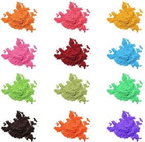 img 4 attached to 🎨 Mica Powder for Epoxy Resin: Natural Pigment for Vibrant Soap Making, Candle Making, Bath Bombs, Lip Gloss, Slime, Epoxy Resin Dye, Paint, Acrylic Nails, Body Butter, Art Crafts - 12 Colors