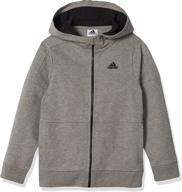 stylish adidas boys' athletics jacket: a perfect blend of comfort and performance логотип