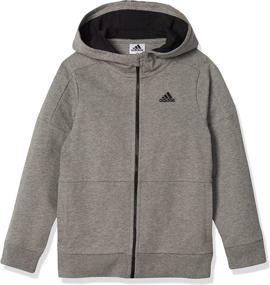 img 4 attached to Stylish adidas Boys' Athletics Jacket: A Perfect Blend of Comfort and Performance