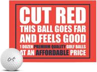 🏌️ red cut golf balls - 2-piece high-performance ionomer golf balls логотип