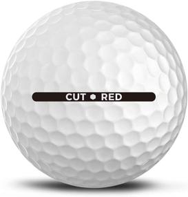 img 2 attached to 🏌️ Red Cut Golf Balls - 2-Piece High-Performance Ionomer Golf Balls