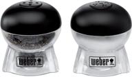 🧂 weber 6409 salt & pepper shakers - enhance your kitchen with premium seasoning containers logo