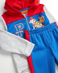 img 3 attached to 🏻 Boys' Nickelodeon Patrol 2 Piece Jogger Set - Clothing and Apparel Sets for Boys