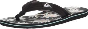 img 4 attached to Quiksilver Mens Molokai Layback Sandal Men's Shoes for Athletic