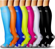 🧦 ultimate compression socks: best athletic gear for men & women - running, flight, travel, nurses, pregnant - 15-20 mmhg logo