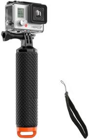img 4 attached to 📸 Waterproof Floating Hand Grip for GoPro Hero 2/3/3+/4 Camera - Monopod Mount with Adjustable Wrist Strap, Thumb Screw - Ideal GoPro Action Camera Mount Accessories